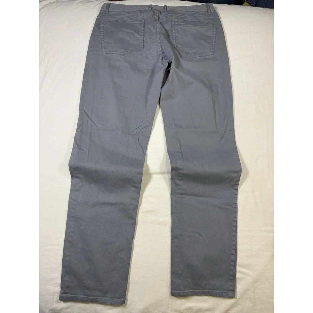 johnnie-O Sawyer Stretch Chino Pants Mens 34x32 Grey Cloudbreak JMPA1330